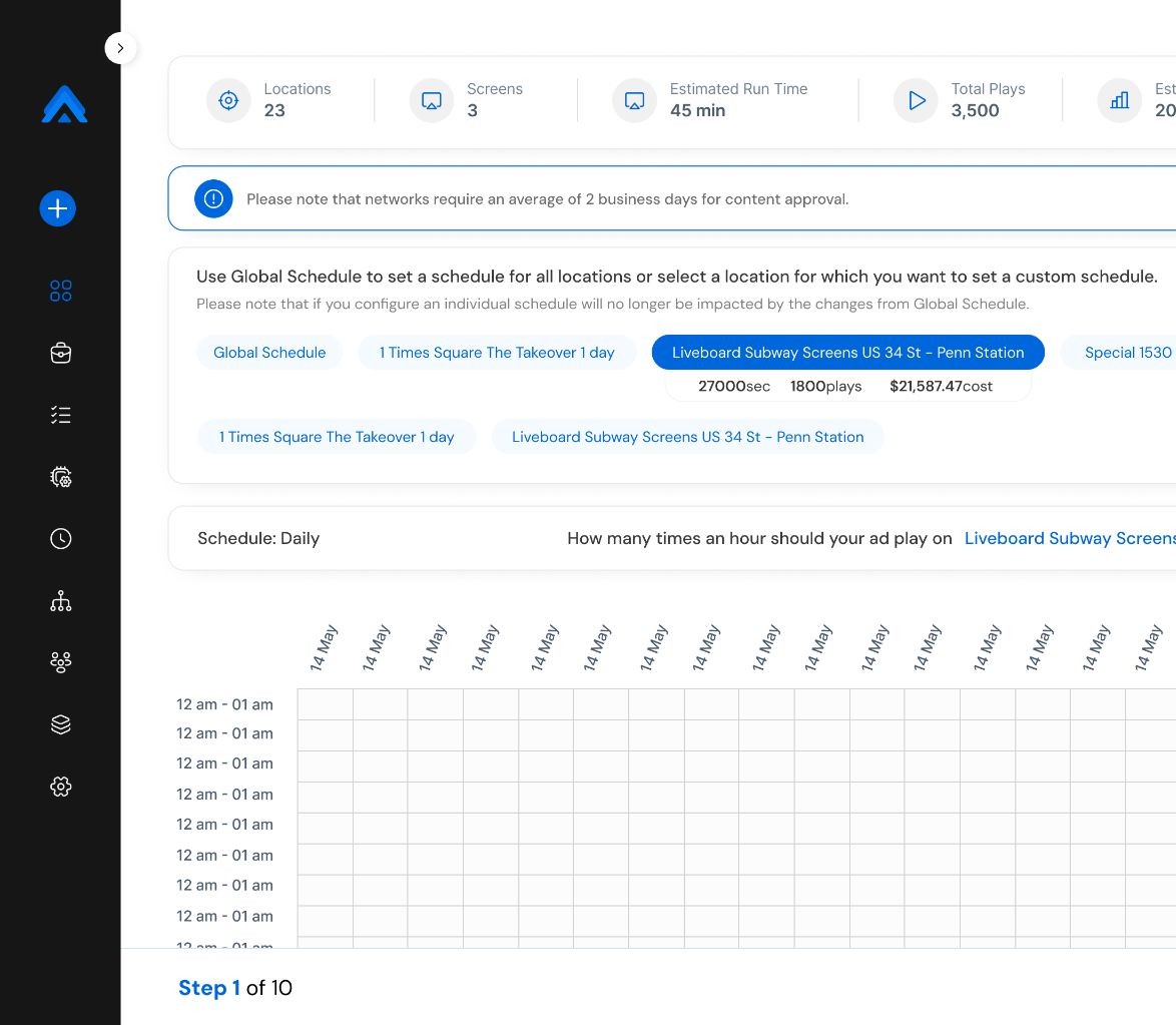 DigiAds Scheduling